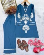 Đěsigner Party Wear Look & Running Wear Look Pur Rayon 2Pc Co-Rd set - Image 2