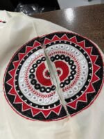 🌹🌹Pure fine Cotton fabric  🪡🧶 heavy embroidery  Kurti with Pant with cotton 100-100 Dupatta🌹🌹 - Image 2