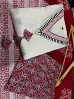 🌹🌹Pure fine Cotton fabric  🪡🧶 heavy embroidery  Kurti with Pant with cotton 100-100 Dupatta🌹🌹 - Image 6
