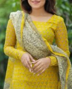 Beautiful kurti pant dupatta set in Premium kotadoriya*with kotadoriya dupatta - Image 6