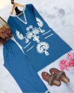 Đěsigner Party Wear Look & Running Wear Look Pur Rayon 2Pc Co-Rd set